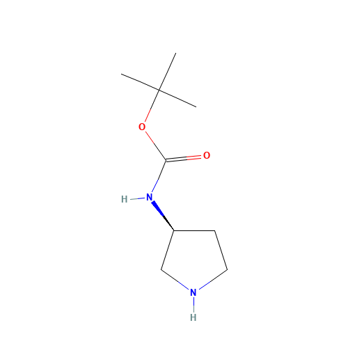 (S)-3-(Boc-amino)pyrrolidine (CAS: 122536-76-9) - Related Chemical Product