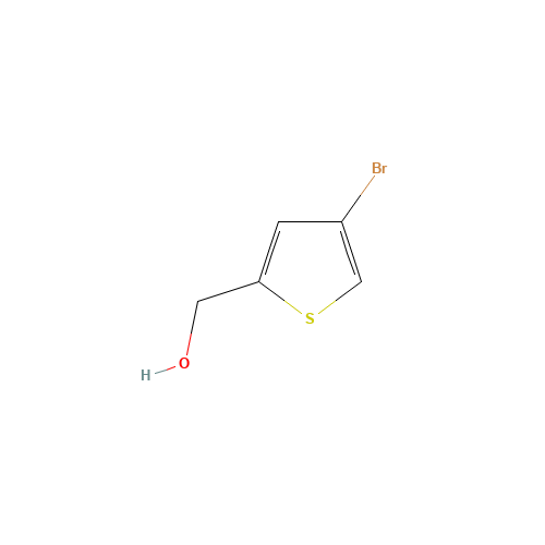 (4-BROMO-2-THIENYL)METHANOL (CAS: 79757-77-0) - Chemical Structure and Molecular Formula 