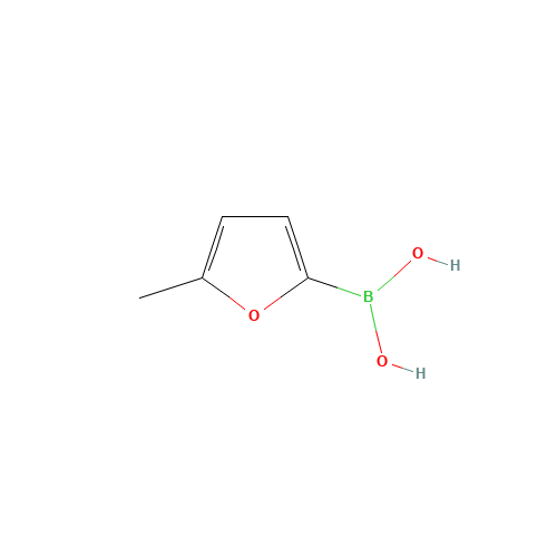 5-METHYLFURAN-2-BORONIC ACID (CAS: 62306-79-0) - Chemical Structure and Molecular Formula 