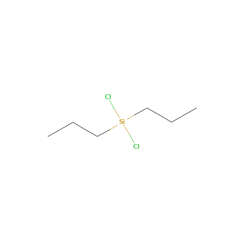DICHLORODI-N-PROPYLSILANE (CAS: 2295-24-1) - Chemical Structure and Molecular Formula 