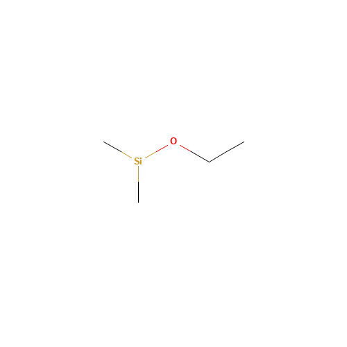 DIMETHYLETHOXYSILANE (CAS: 14857-34-2) - Chemical Structure and Molecular Formula 