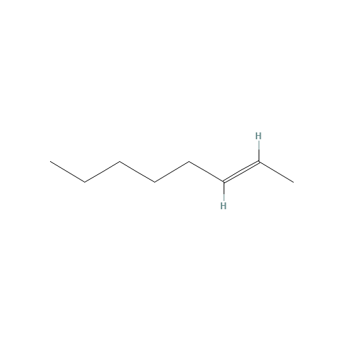 TRANS-2-OCTENE (CAS: 13389-42-9) - Chemical Structure and Molecular Formula 
