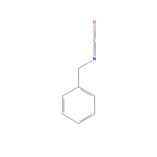Benzyl isocyanate (CAS: 3173-56-6) - Chemical Structure and Molecular Formula 