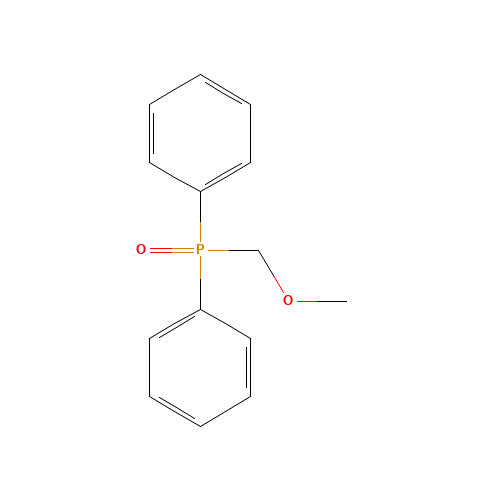 (METHOXYMETHYL)DIPHENYLPHOSPHINE OXIDE (CAS: 4455-77-0) - Chemical Structure and Molecular Formula 
