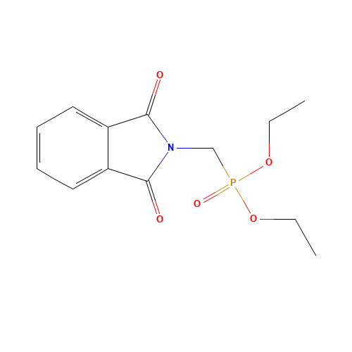 DIETHYL (PHTHALIMIDOMETHYL)PHOSPHONATE (CAS: 33512-26-4) - Chemical Structure and Molecular Formula 