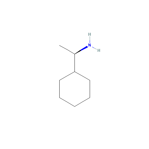 (R)-(-)-1-Cyclohexylethylamine (CAS: 5913-13-3) - Chemical Structure and Molecular Formula 
