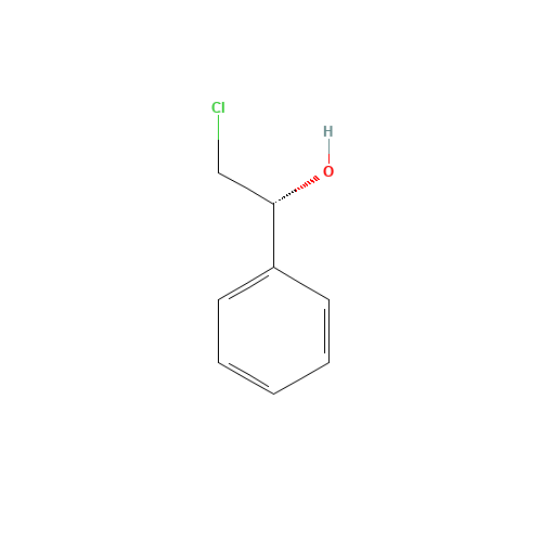 (R)-2-CHLORO-1-PHENYLETHANOL (CAS: 56751-12-3) - Chemical Structure and Molecular Formula 