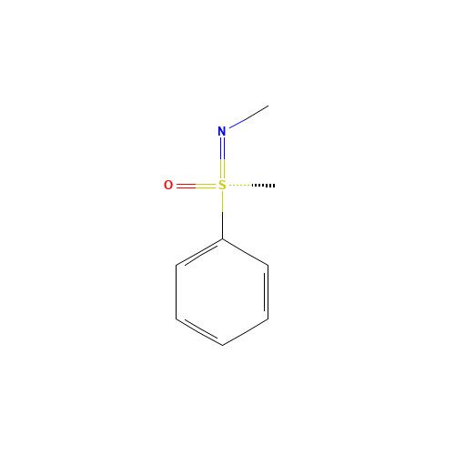 (R)-(-)-N,S-DIMETHYL-S-PHENYLSULPHOXIMINE (CAS: 20414-85-1) - Chemical Structure and Molecular Formula 