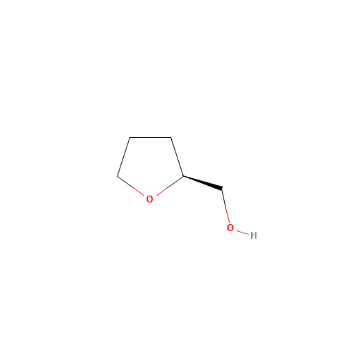 (S)-(+)-TETRAHYDROFURFURYL ALCOHOL (CAS: 57203-01-7) - Chemical Structure and Molecular Formula 