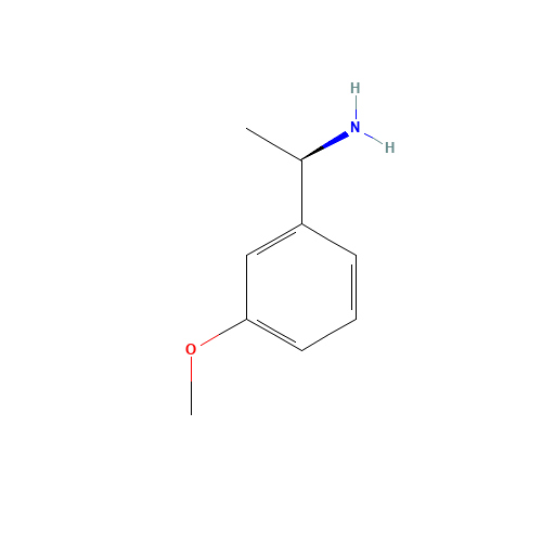 (R)-1-(3-Methoxyphenyl)ethylamine (CAS: 88196-70-7) - Chemical Structure and Molecular Formula 