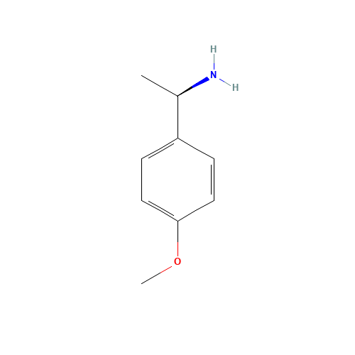 (R)-(+)-1-(4-Methoxyphenyl)ethylamine (CAS: 22038-86-4) - Chemical Structure and Molecular Formula 