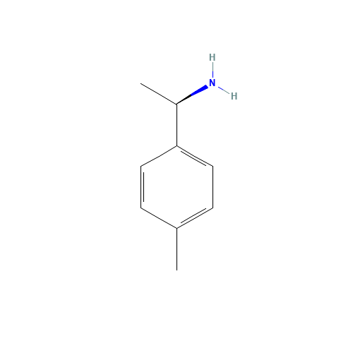 (R)-(+)-1-(4-Methylphenyl)ethylamine (CAS: 4187-38-6) - Chemical Structure and Molecular Formula 