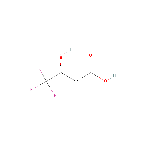 (R)-4,4,4-TRIFLUORO-3-HYDROXYBUTYRIC ACID (CAS: 108211-36-5) - Chemical Structure and Molecular Formula 