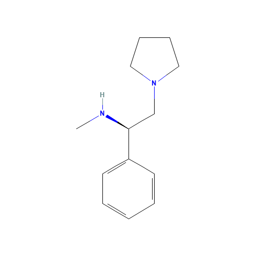(R)-(-)-N-METHYL-1-PHENYL-2-(1-PYRROLIDINO)ETHYLAMINE (CAS: 136329-39-0) - Related Chemical Product