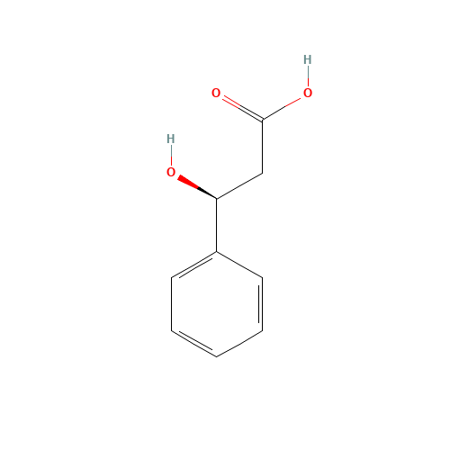 (S)-3-HYDROXY-3-PHENYLPROPANOIC ACID (CAS: 36567-72-3) - Chemical Structure and Molecular Formula 