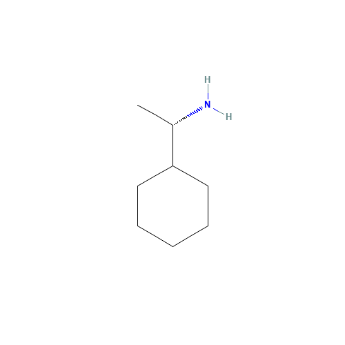 (S)-(+)-1-Cyclohexylethylamine (CAS: 17430-98-7) - Chemical Structure and Molecular Formula 