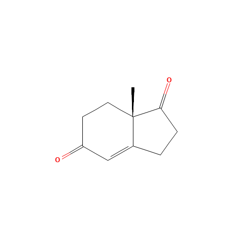 (S)-(+)-2,3,7,7A-TETRAHYDRO-7A-METHYL-1H (CAS: 17553-86-5) - Chemical Structure and Molecular Formula 