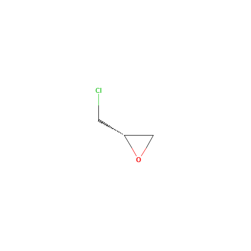(S)-(+)-Epichlorohydrin (CAS: 67843-74-7) - Chemical Structure and Molecular Formula 