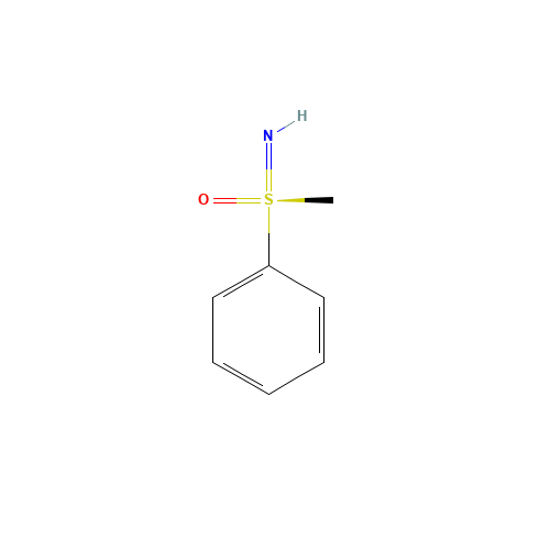 (S)-(+)-S-METHYL-S-PHENYLSULFOXIMINE (CAS: 33903-50-3) - Chemical Structure and Molecular Formula 