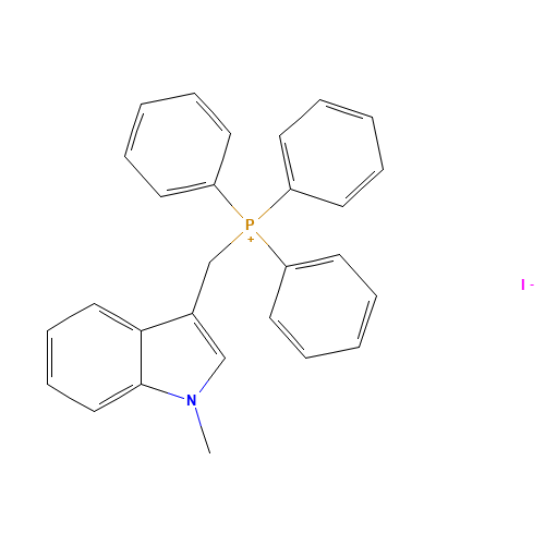 [(1-Methyl-1H-indol-3-yl)methyl]triphenyl-phosphonium iodide (CAS: 3020-34-6) - Related Chemical Product