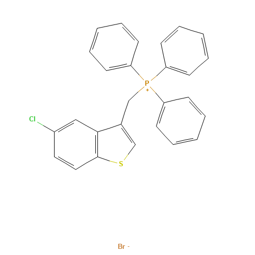 [(5-CHLOROBENZO[B]THIOPHEN-3-YL)METHYL](TRIPHENYL)PHOSPHONIUM BROMIDE (CAS: 175203-96-0) - Related Chemical Product