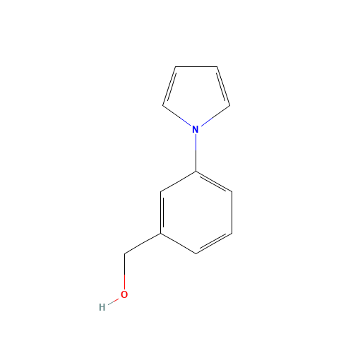 [3-(1H-PYRROL-1-YL)PHENYL]METHANOL (CAS: 83140-94-7) - Chemical Structure and Molecular Formula 