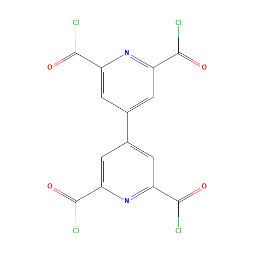 (4,4'-Bipyridine)-2,2',6,6'-tetracarbonyltetrachloride (CAS: 124558-61-8) - Chemical Structure and Molecular Formula 