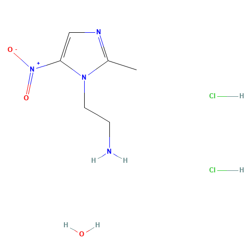 1-(2-AMINOETHYL)-2-METHYL-5-NITROIMIDAZOLE DIHYDROCHLORIDE MONOHYDRATE (CAS: 49575-10-2) - Related Chemical Product