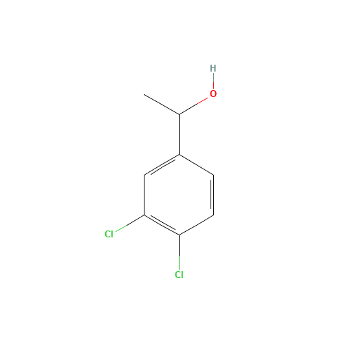 1-(3,4-DICHLOROPHENYL)ETHANOL,97 (CAS: 1475-11-2) - Chemical Structure and Molecular Formula 