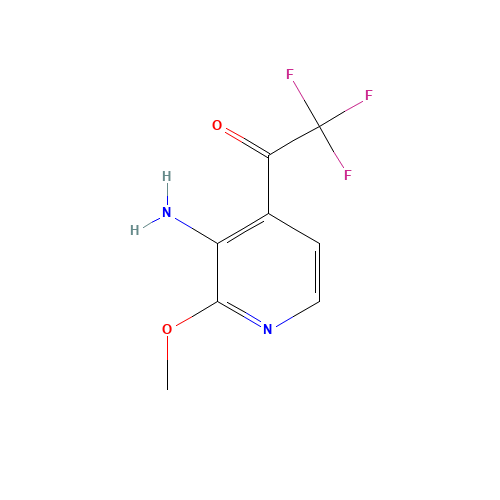 Ethanone,1-(3-amino-2-methoxy-4-pyridinyl)-2,2,2-trifluoro-(9CI) (CAS: 302934-01-6) - Related Chemical Product