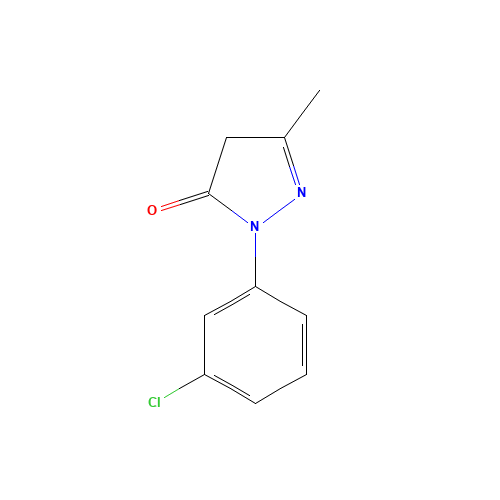 1-(3-CHLOROPHENYL)-3-METHYL-4,5-DIHYDRO-1H-PYRAZOL-5-ONE (CAS: 90-31-3) - Related Chemical Product