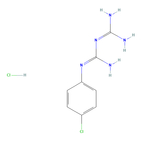 1-(4-CHLOROPHENYL)BIGUANIDE HYDROCHLORIDE (CAS: 4022-81-5) - Related Chemical Product