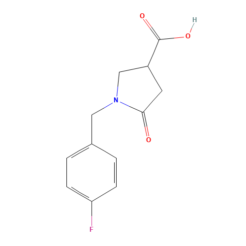 1-(4-FLUOROBENZYL)-5-OXO-3-PYRROLIDINECARBOXYLIC ACID (CAS: 96449-68-2) - Related Chemical Product