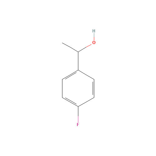 1-(4-Fluorophenyl)ethanol (CAS: 403-41-8) - Chemical Structure and Molecular Formula 