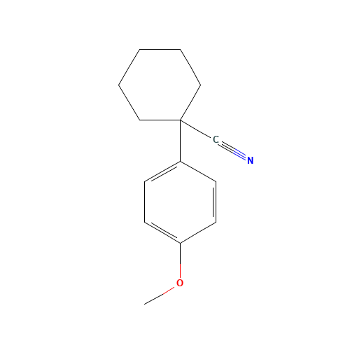 1-(4-METHOXYPHENYL)-1-CYCLOHEXANECARBONITRILE (CAS: 36263-51-1) - Related Chemical Product