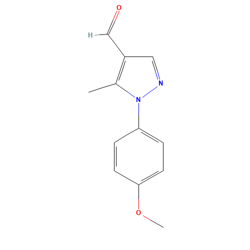 1-(4-METHOXYPHENYL)-5-METHYL-1H-PYRAZOLE-4-CARBALDEHYDE (CAS: 423768-44-9) - Related Chemical Product