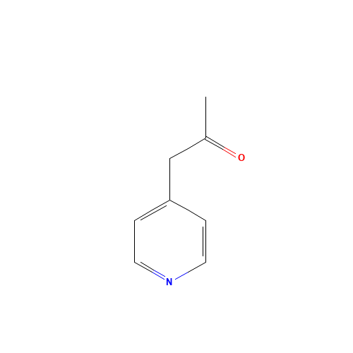 4-Pyridyl acetone (CAS: 6304-16-1) - Chemical Structure and Molecular Formula 