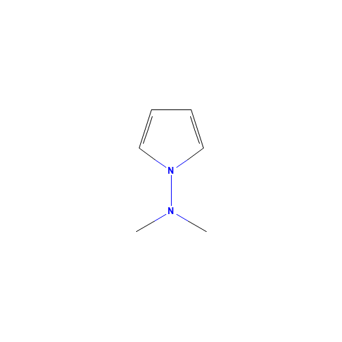 1-(DIMETHYLAMINO)PYRROLE (CAS: 78307-76-3) - Chemical Structure and Molecular Formula 