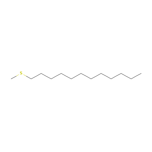 Dodecyl methyl sulfide (CAS: 3698-89-3) - Chemical Structure and Molecular Formula 