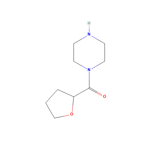 1-(Tetrahydro-2-furoyl)piperazine (CAS: 63074-07-7) - Chemical Structure and Molecular Formula 