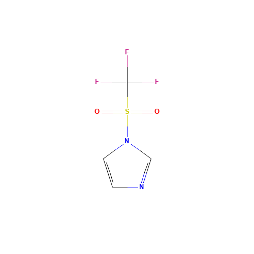 1-(TRIFLUOROMETHANESULFONYL)IMIDAZOLE (CAS: 29540-81-6) - Chemical Structure and Molecular Formula 