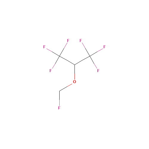 Sevoflurane (CAS: 28523-86-6) - Chemical Structure and Molecular Formula 
