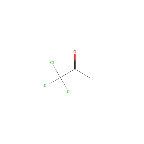 1,1,1-TRICHLOROACETONE (CAS: 918-00-3) - Chemical Structure and Molecular Formula 