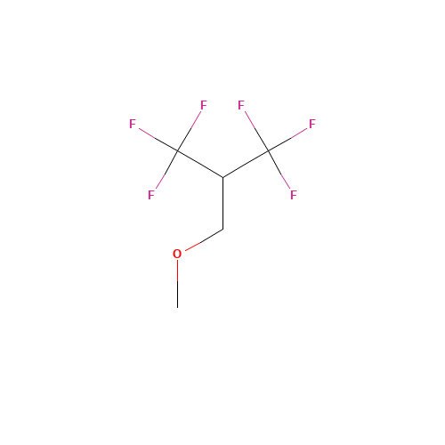 1,1,1-TRIFLUORO-2-(TRIFLUOROMETHYL)-4-OXAPENTANE (CAS: 382-30-9) - Chemical Structure and Molecular Formula 