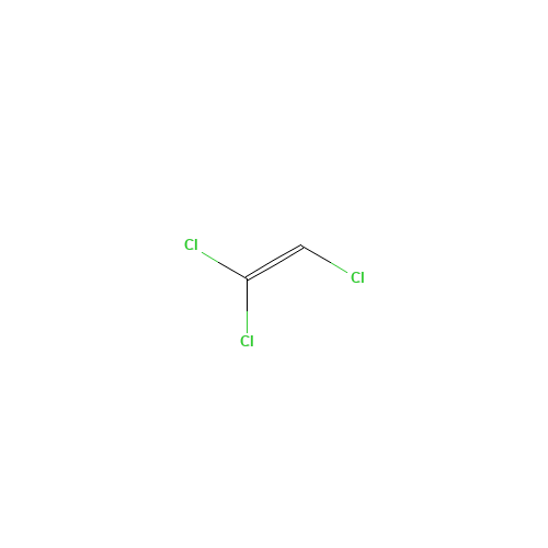 Trichloroethylene (CAS: 79-01-6) - Chemical Structure and Molecular Formula 