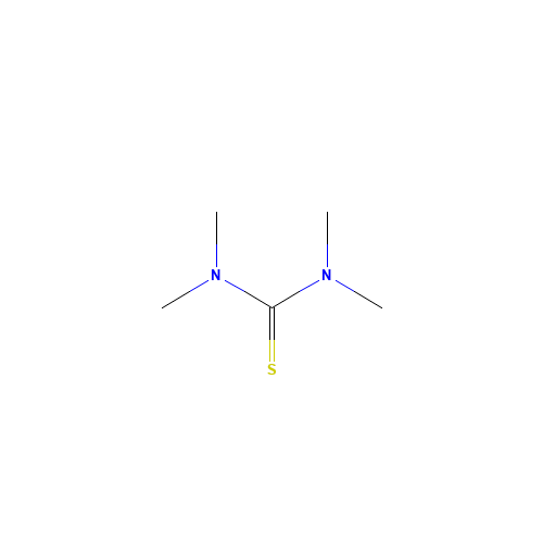 Tetramethylthiourea (CAS: 2782-91-4) - Chemical Structure and Molecular Formula 