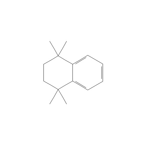 1,2,3,4-TETRAHYDRO-1,1,4,4-TETRAMETHYLNAPHTHALENE (CAS: 6683-46-1) - Chemical Structure and Molecular Formula 