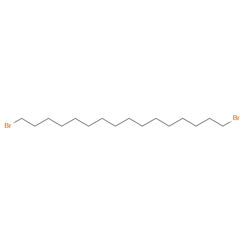 1,16-DIBROMOHEXADECANE (CAS: 45223-18-5) - Chemical Structure and Molecular Formula 