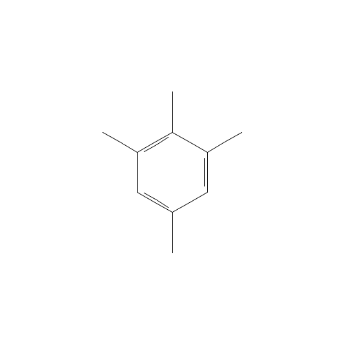 1,2,3,5-TETRAMETHYLBENZENE (CAS: 527-53-7) - Chemical Structure and Molecular Formula 