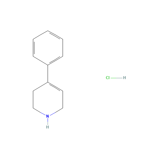 4-Phenyl-1,2,3,6-tetrahydropyridine hydrochloride (CAS: 43064-12-6) - Related Chemical Product
